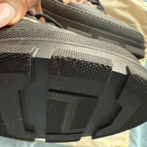 Ganni Leopard Print Nylon Sneakers (41) - Picture 5 of 6